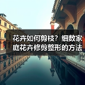 花卉如何剪枝？细数家庭花卉修剪整形的方法和技巧（图3）