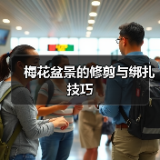 梅花盆景的修剪与绑扎技巧（图2）