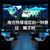 南方热带地区的一种象征:椰子树(图3) 南方热带地区的一种象征:椰子树(图3)