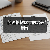 简述柏树盆景的培养与制作(图1) 简述柏树盆景的培养与制作(图1)