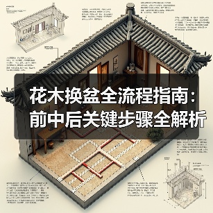 花木换盆怎么操作？掌握这5个步骤减少根系
