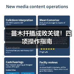 苗木扦插要掌握哪些关键步骤？-云溯花卉云