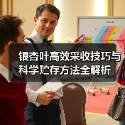 银杏叶高效采收技巧与科学贮存方法全解析(图2) 银杏叶高效采收技巧与科学贮存方法全解析(图2)