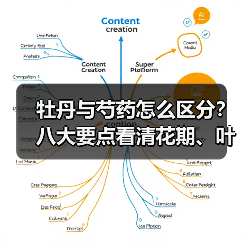 牡丹与芍药怎么区分?八大要点看清花期、叶片等差异(图4) 牡丹与芍药怎么区分?八大要点看清花期、叶片等差异(图4)