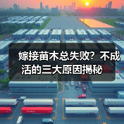嫁接苗木总失败?不成活的三大原因揭秘(图3) 嫁接苗木总失败?不成活的三大原因揭秘(图3)