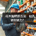 花木施肥新方法:钻孔省时省力?(图1) 花木施肥新方法:钻孔省时省力?(图1)