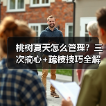 桃树夏天怎么管理?三次摘心+疏枝技巧全解析(图3) 桃树夏天怎么管理?三次摘心+疏枝技巧全解析(图3)