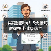 买花别踩坑!5大技巧教你挑出健康花卉(图1) 买花别踩坑!5大技巧教你挑出健康花卉(图1)
