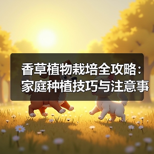 香草植物栽培全攻略:家庭种植技巧与注意事项(图1) 香草植物栽培全攻略:家庭种植技巧与注意事项(图1)