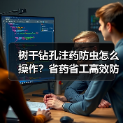 树干钻孔注药防虫怎么操作?省药省工高效防治技巧(图3) 树干钻孔注药防虫怎么操作?省药省工高效防治技巧(图3)