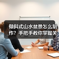 倾斜式山水盆景怎么制作?手把手教你掌握关键技巧(图1) 倾斜式山水盆景怎么制作?手把手教你掌握关键技巧(图1)