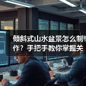 倾斜式山水盆景怎么制作?手把手教你掌握关键技巧(图2) 倾斜式山水盆景怎么制作?手把手教你掌握关键技巧(图2)