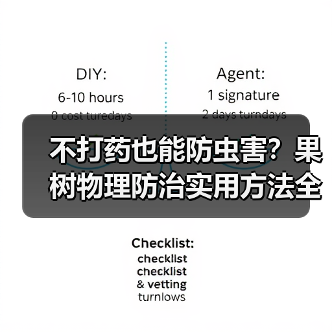 不打药也能防虫害?果树物理防治实用方法全解析(图2) 不打药也能防虫害?果树物理防治实用方法全解析(图2)