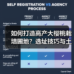 如何打造高产大樱桃栽培圃地?选址技巧与土壤改良全解析(图4) 如何打造高产大樱桃栽培圃地?选址技巧与土壤改良全解析(图4)