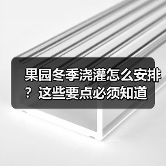 果园冬季浇灌怎么安排?这些要点必须知道(图2) 果园冬季浇灌怎么安排?这些要点必须知道(图2)