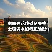 家庭养花种树总失败？土壤浇水如何正确操作？（图4）