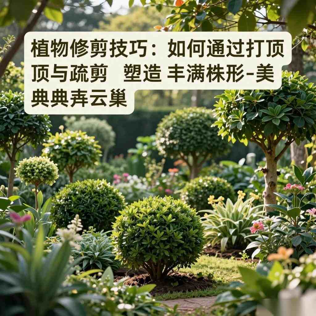 植物修剪技巧：如何通过打顶与疏剪塑造丰满