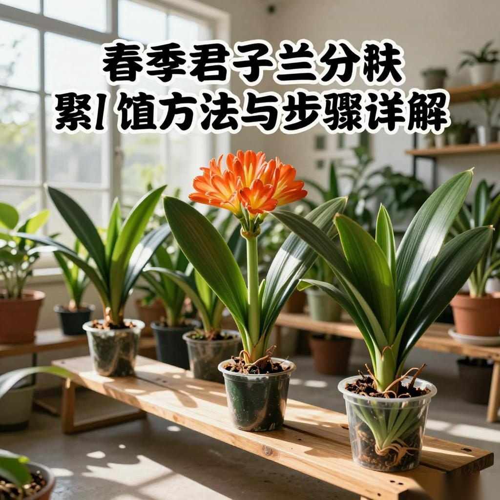 君子兰分株繁殖方法与步骤详解，提高成活率