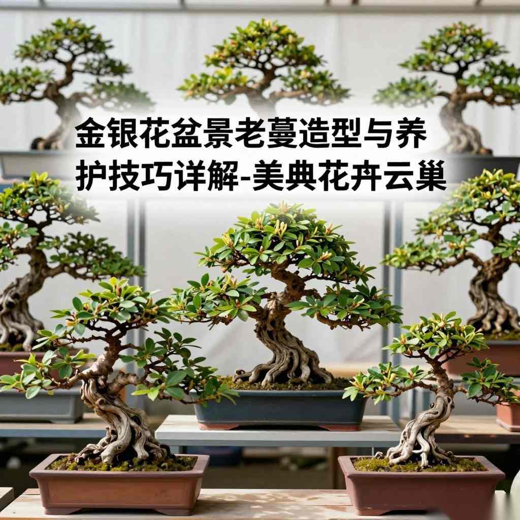 金银花盆景老蔓造型与养护技巧详解-美典花卉云巢