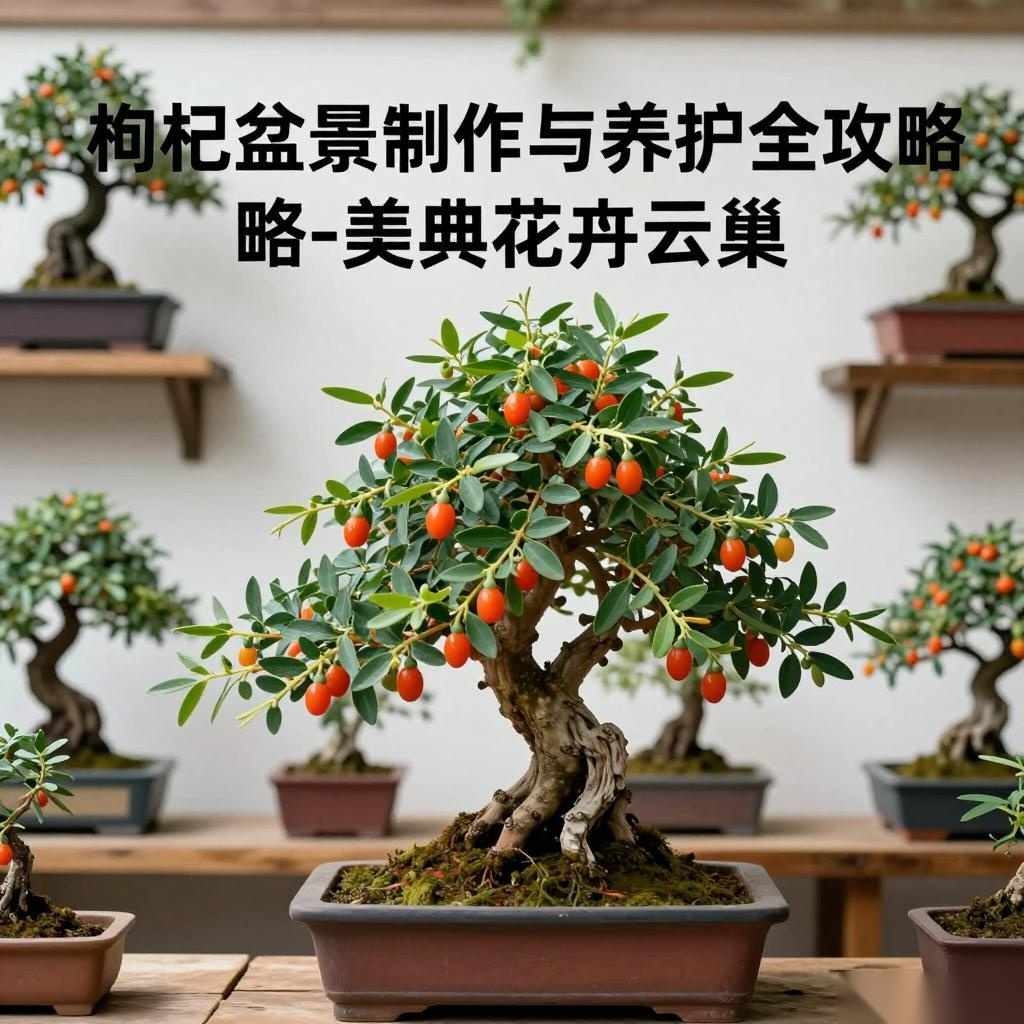 枸杞盆景制作与养护全攻略，从选桩到塑形轻松掌握-美典花卉云巢