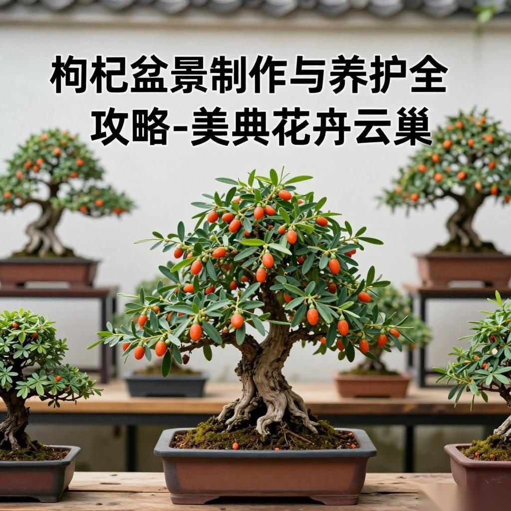 枸杞盆景制作与养护全攻略,从选桩到塑形轻松掌握-美典花卉云巢