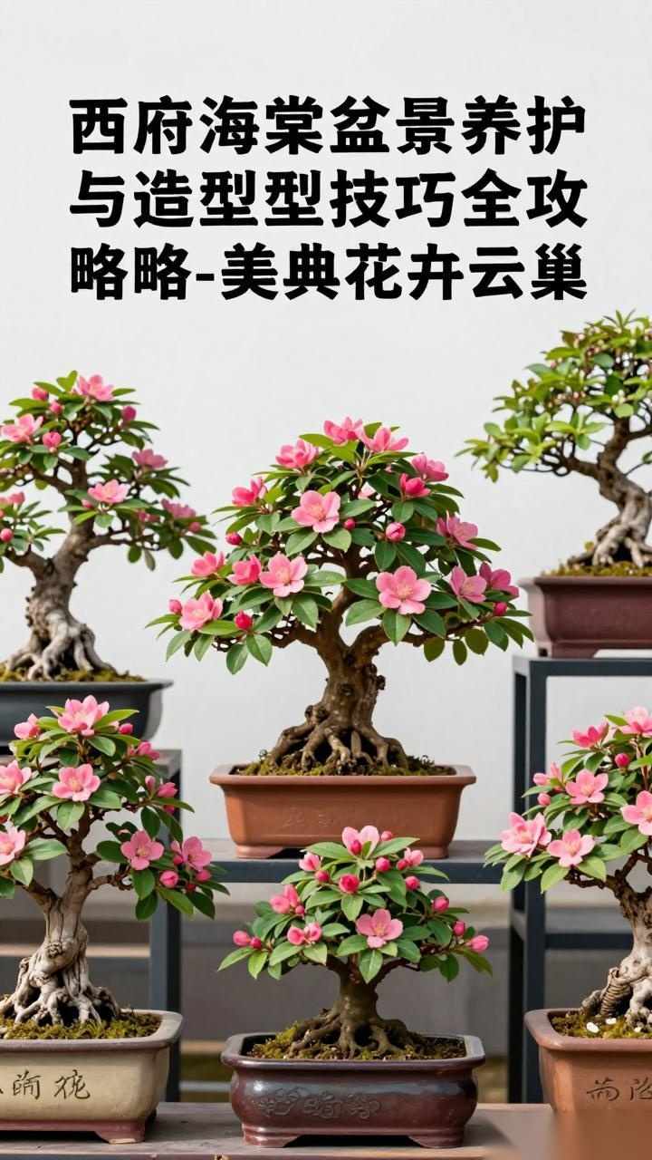 西府海棠盆景养护与造型技巧全攻略-美典花卉云巢