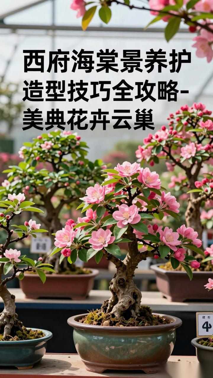 西府海棠盆景养护与造型技巧全攻略-美典花卉云巢
