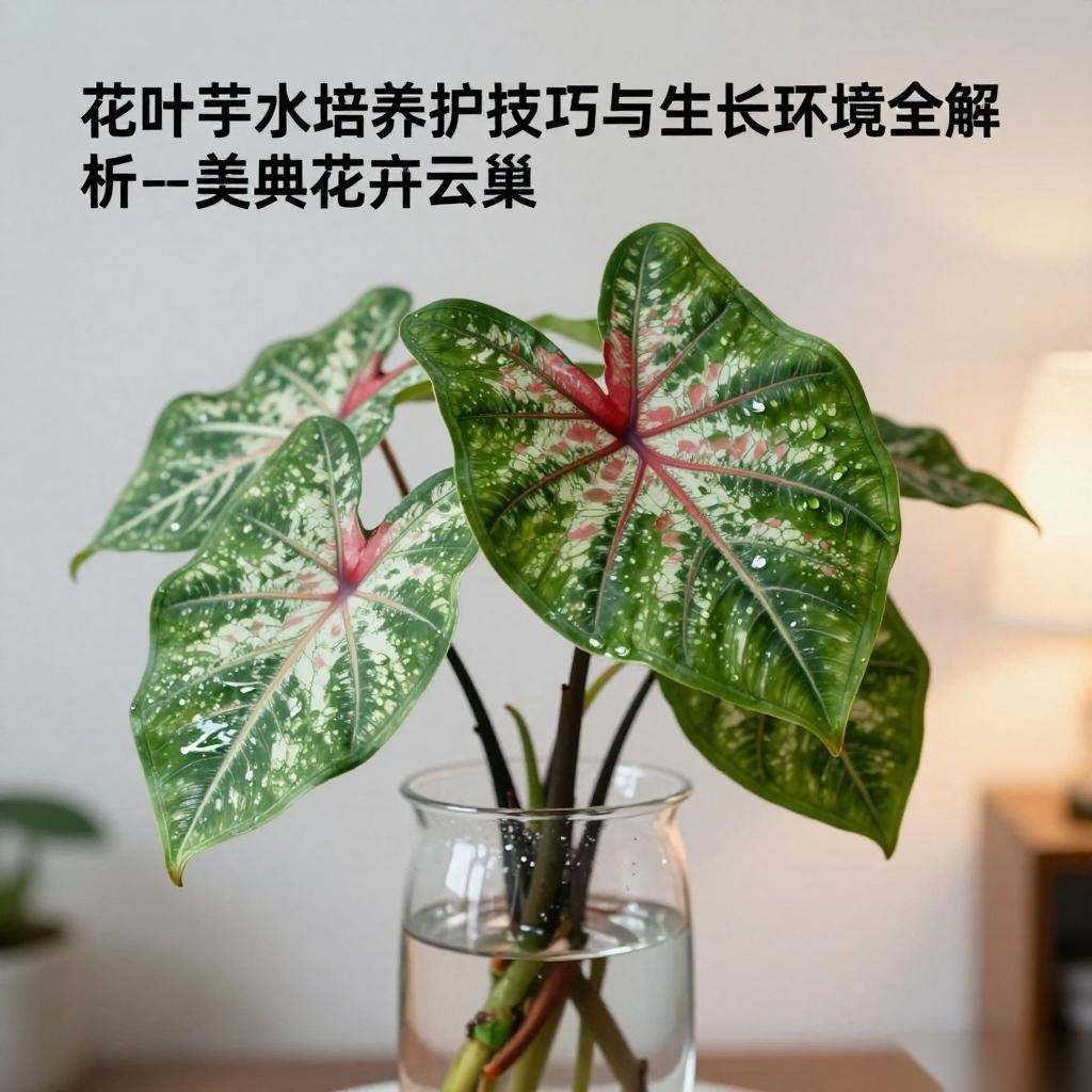 花叶芋水培养护技巧与生长环境全解析-美典花卉云巢