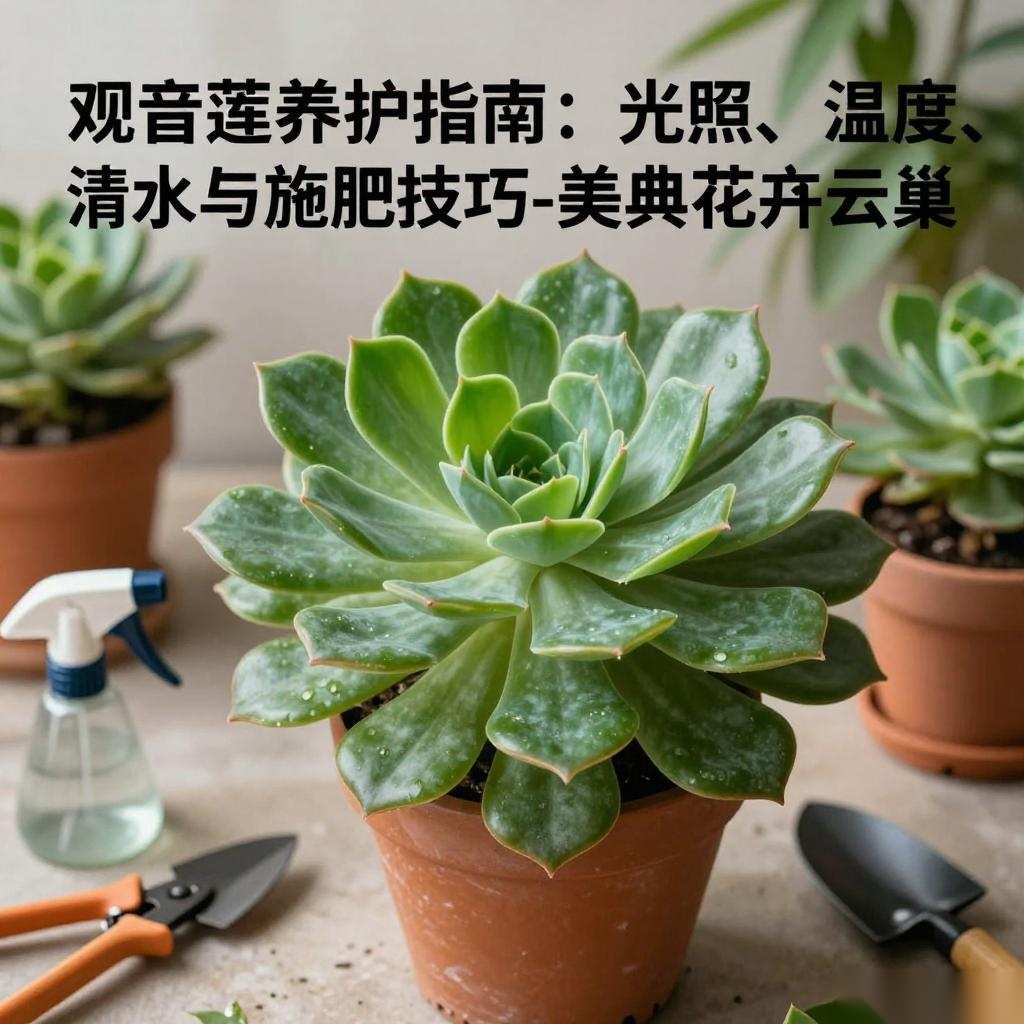 观音莲养护指南：光照、温度、浇水与施肥技巧-美典花卉云巢