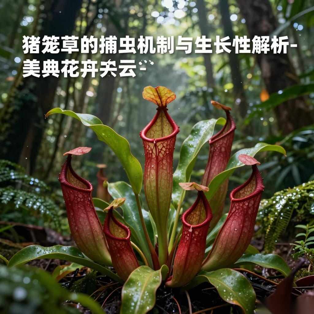 猪笼草的捕虫机制与生长习性解析-美典花卉 猪笼草的捕虫机制与生长习性解析-美典花卉