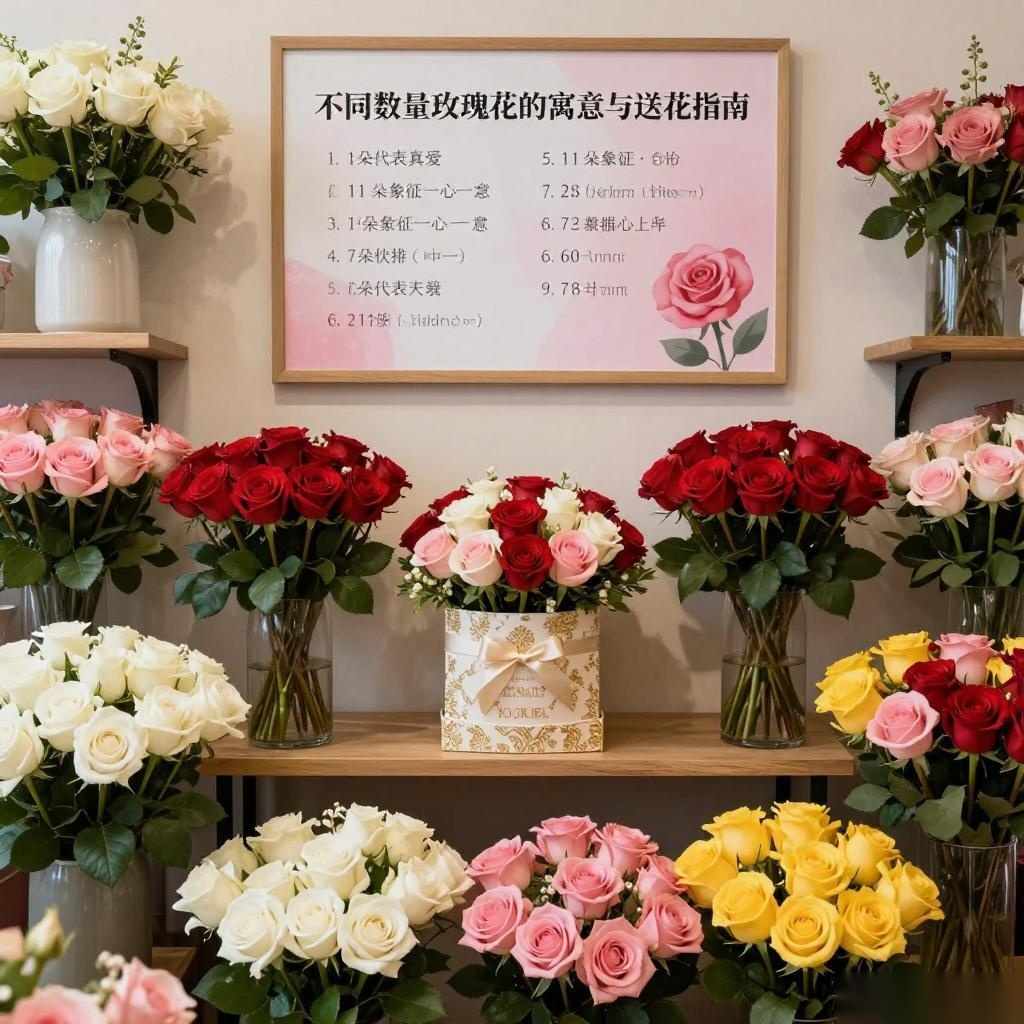 不同数量玫瑰花的寓意与送花指南，解读爱的语言-美典花卉云巢