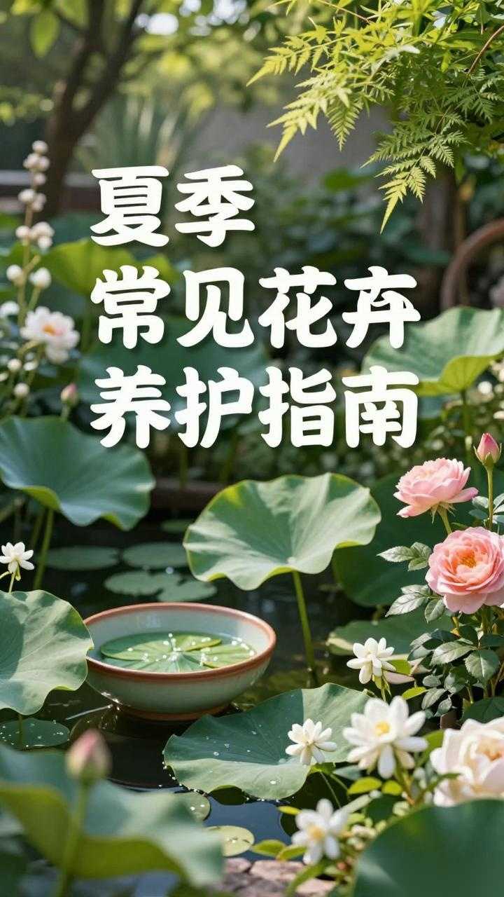 夏季常见花卉养护指南，轻松掌握度夏技巧-美典花卉云巢