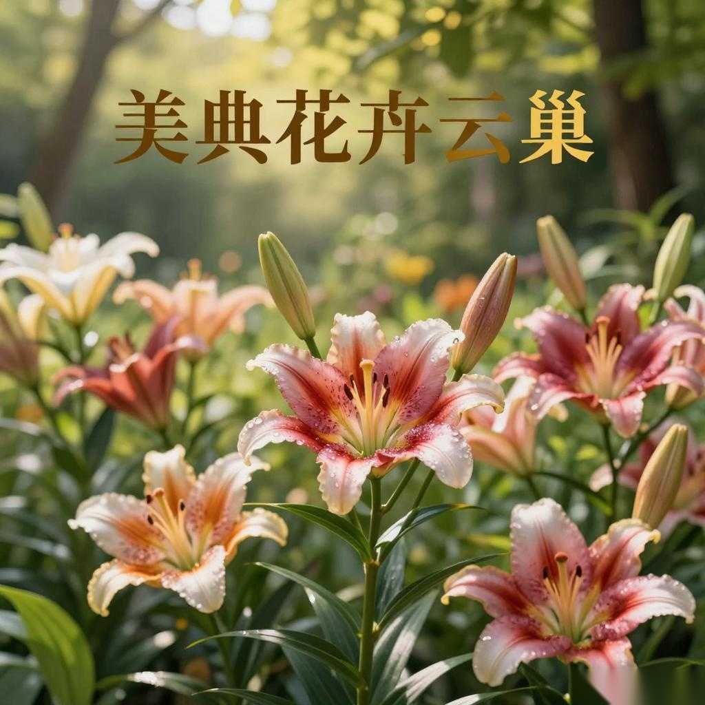 百合花打顶技巧与多头培育方法，促进分枝生长-美典花卉云巢