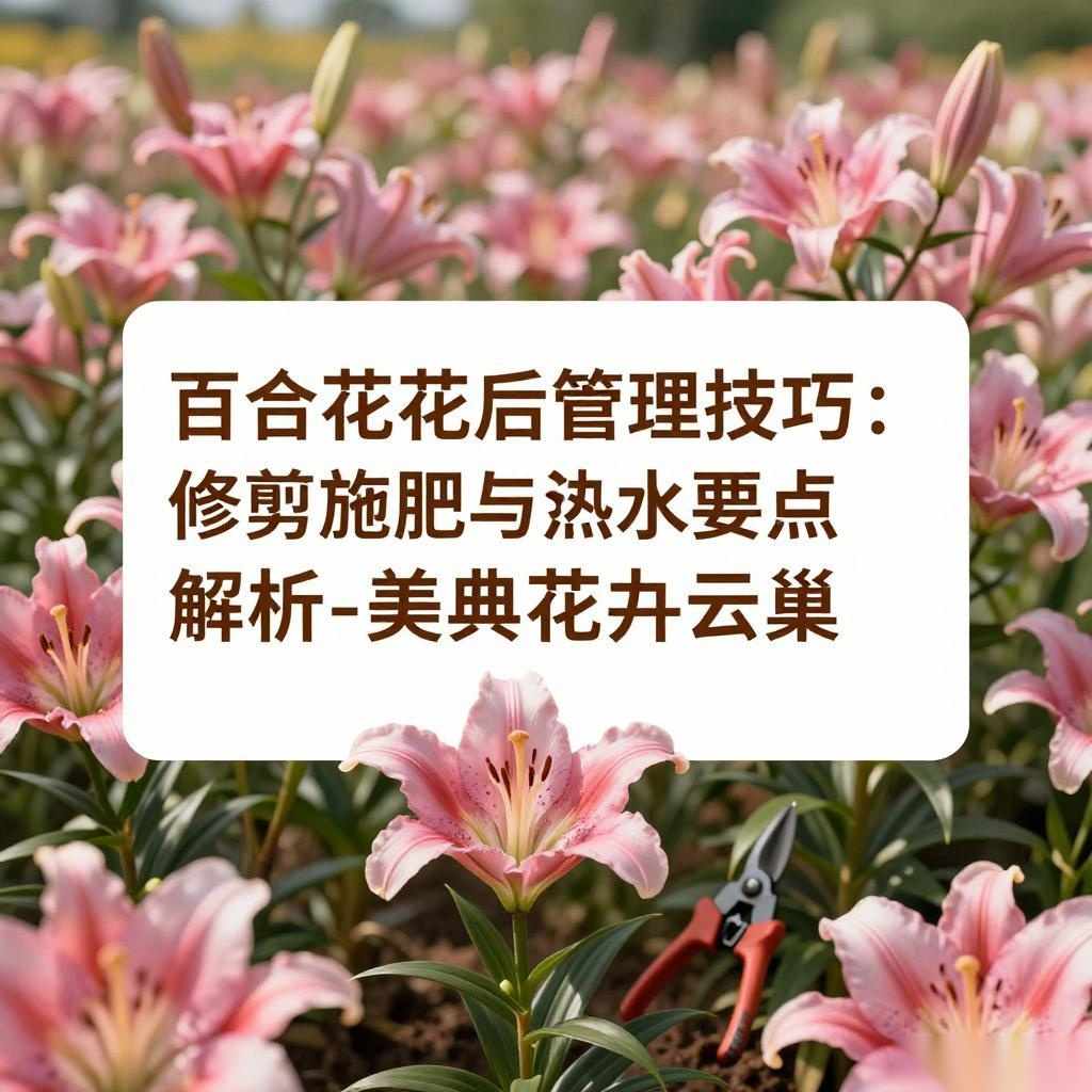 百合花花后管理技巧：修剪施肥与浇水要点解析-美典花卉云巢