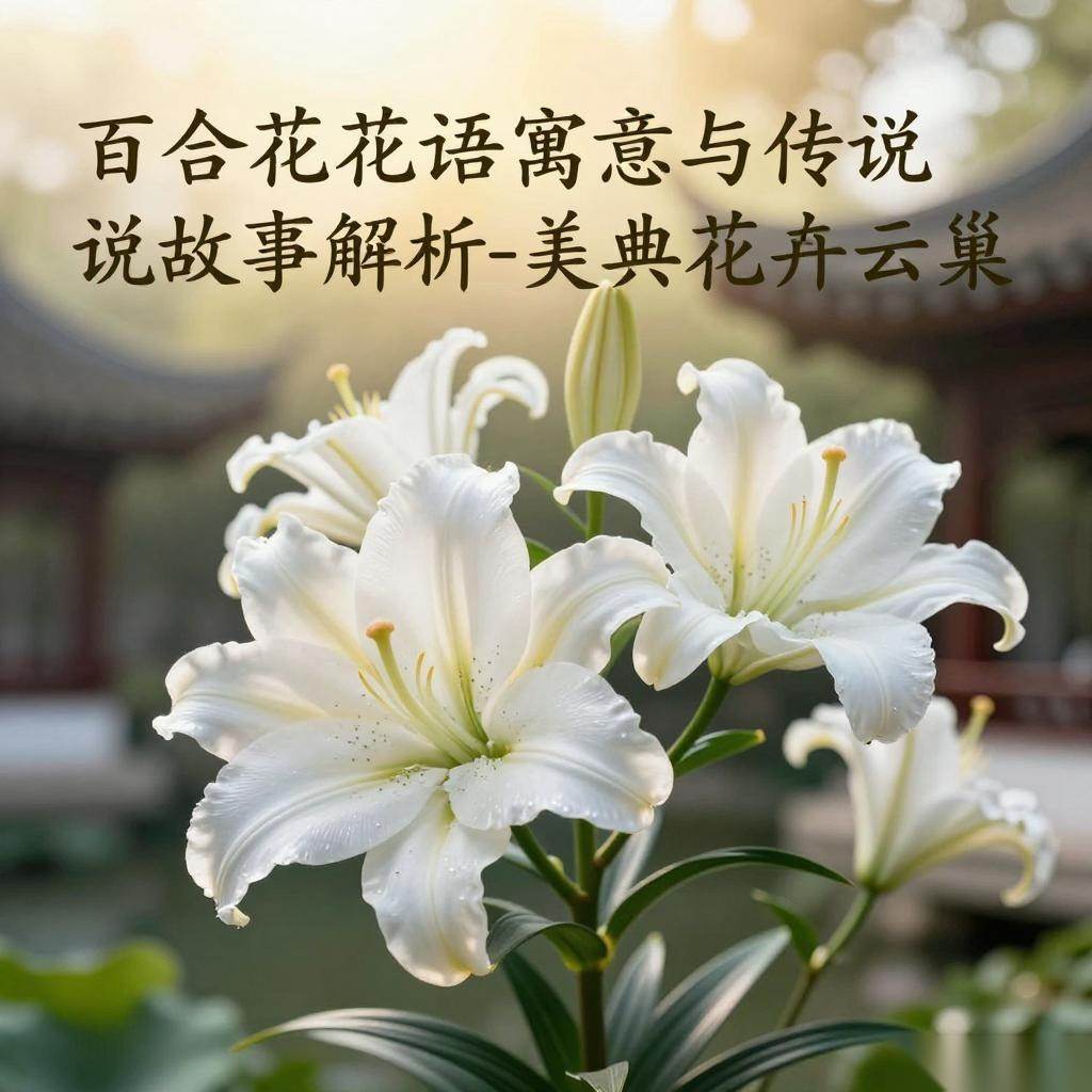 百合花花语寓意与传说故事解析-美典花卉云