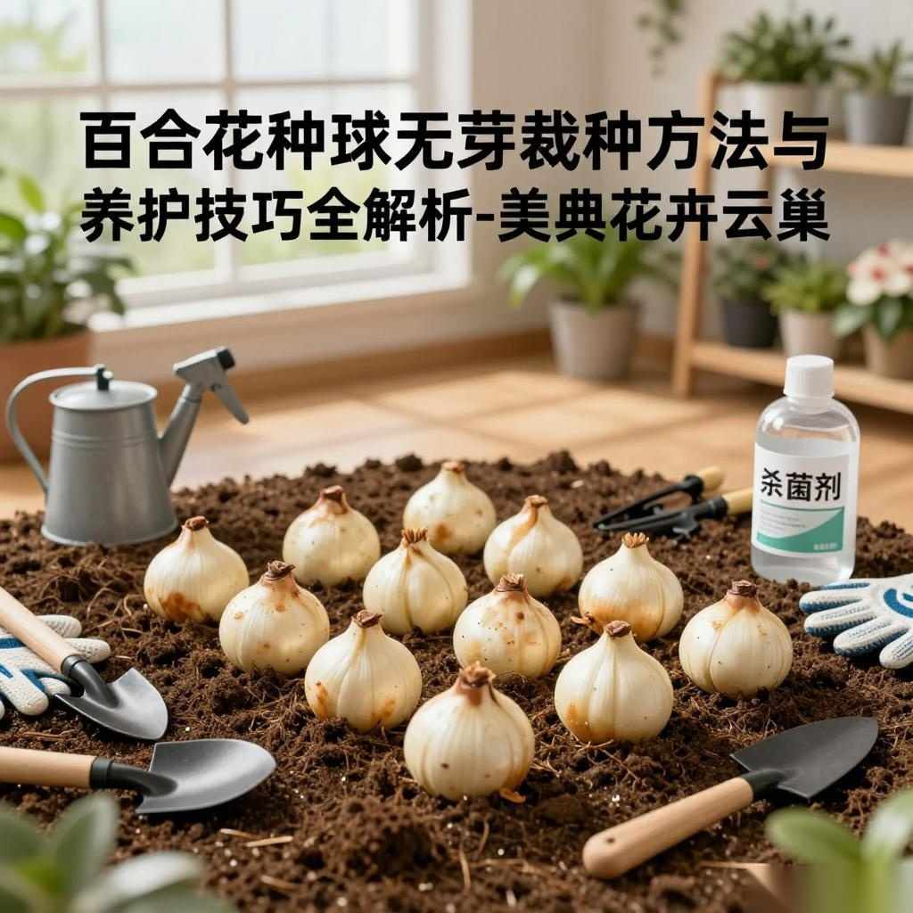 百合花种球无芽栽种方法与养护技巧全解析-