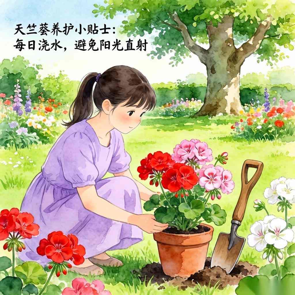 天竺葵分月养护技巧