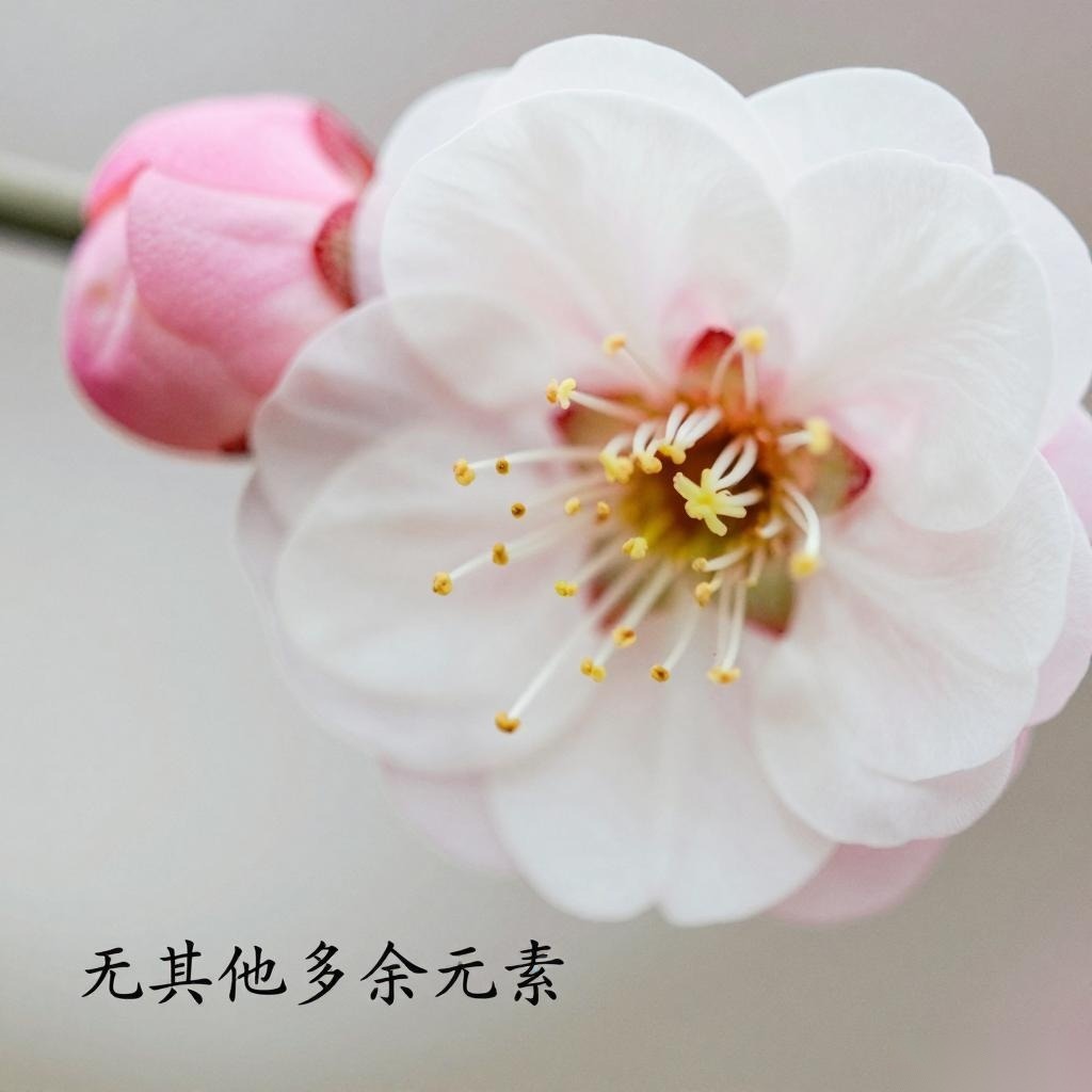 怎么让一株梅花开出两种颜色