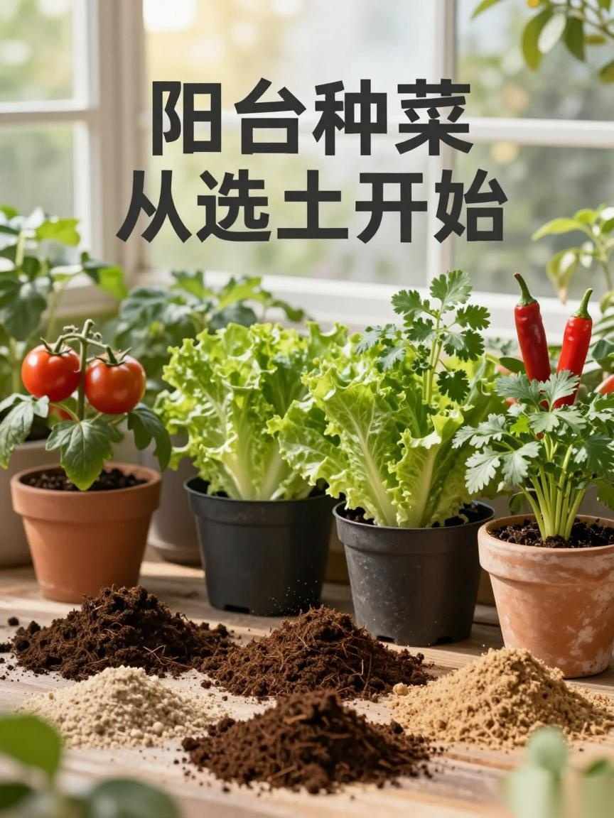 阳台种菜从选土开始