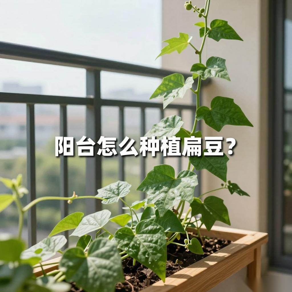 阳台怎么种植扁豆？