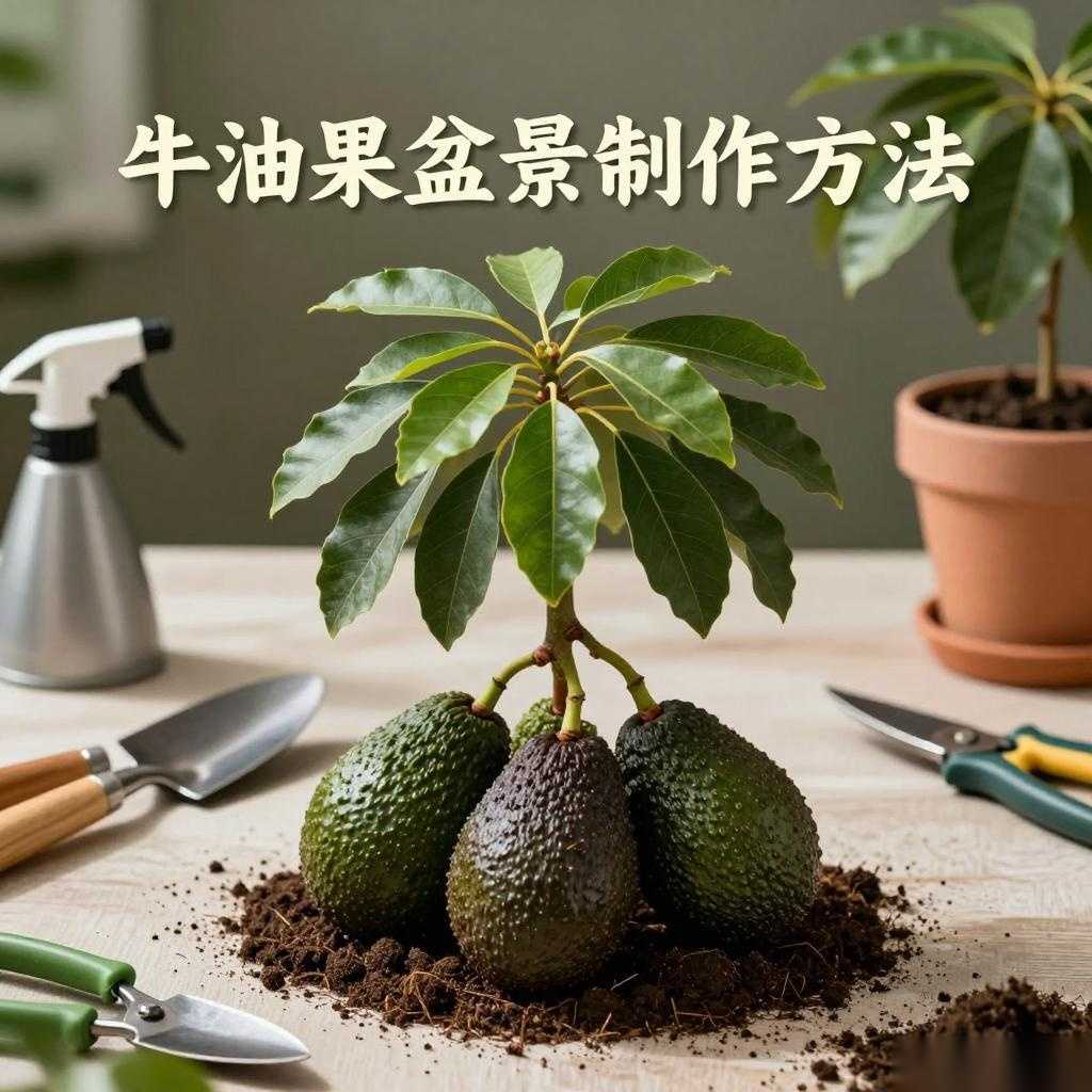 牛油果盆景制作方法