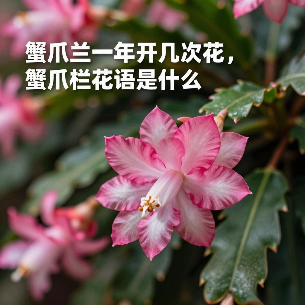 蟹爪兰一年开几次花，蟹爪兰花语是什么