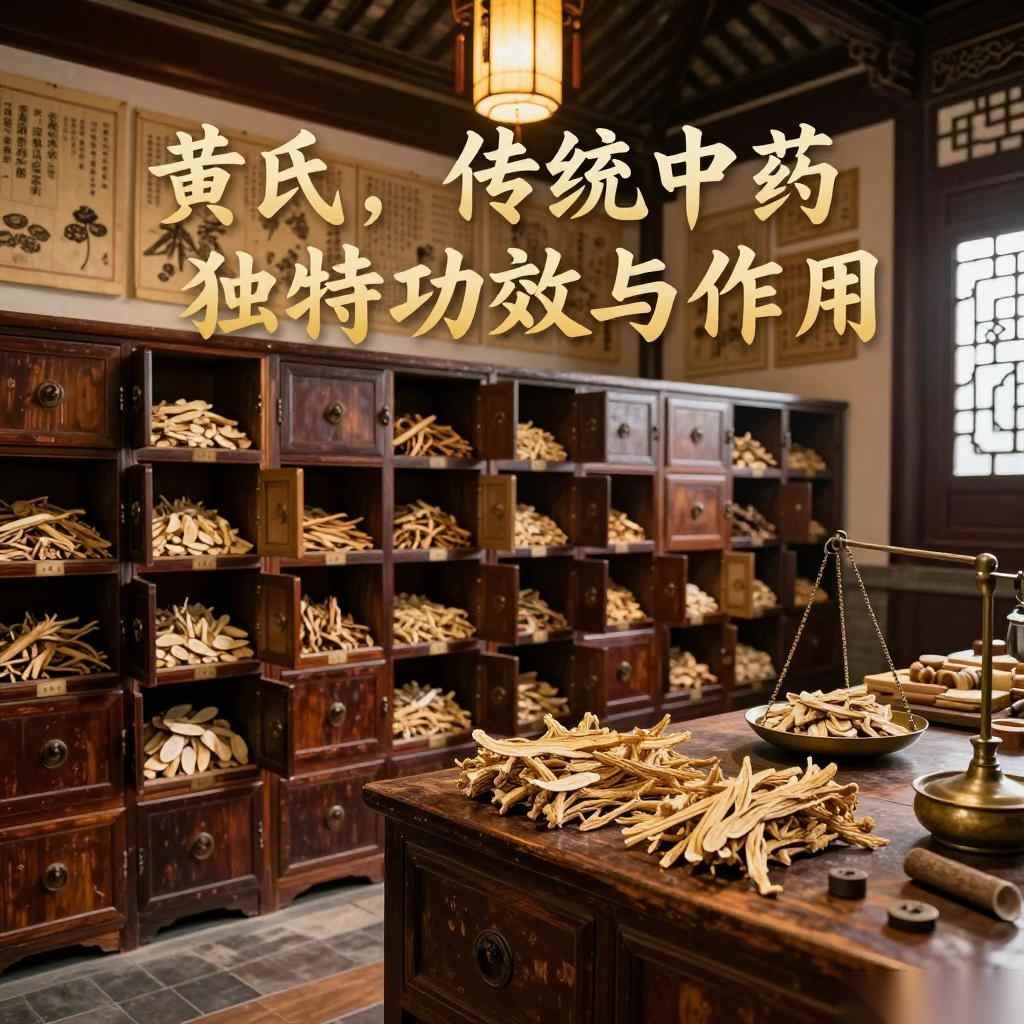 黄氏，传统中药的独特功效与作用