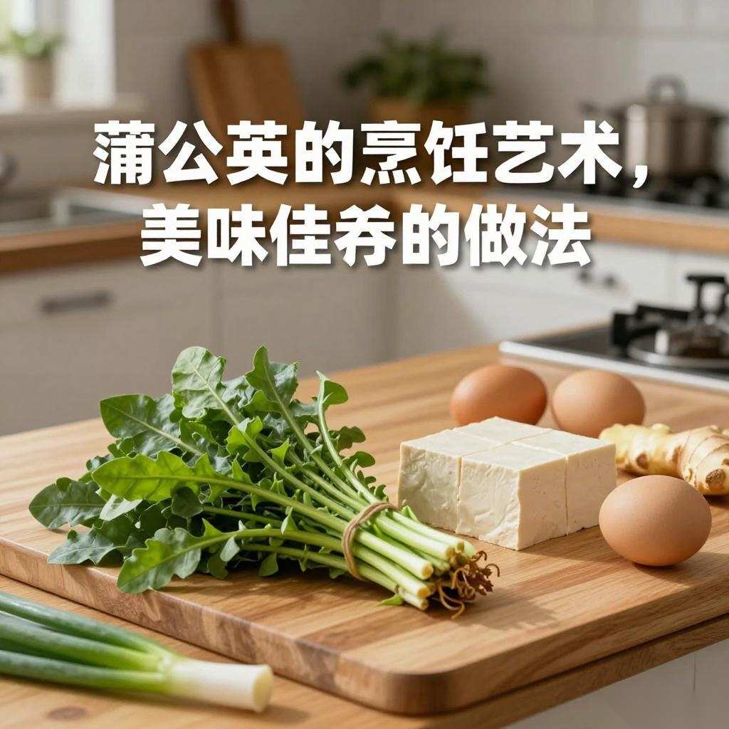 蒲公英的烹饪艺术，美味佳肴的做法