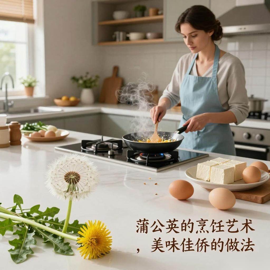 蒲公英的烹饪艺术,美味佳肴的做法