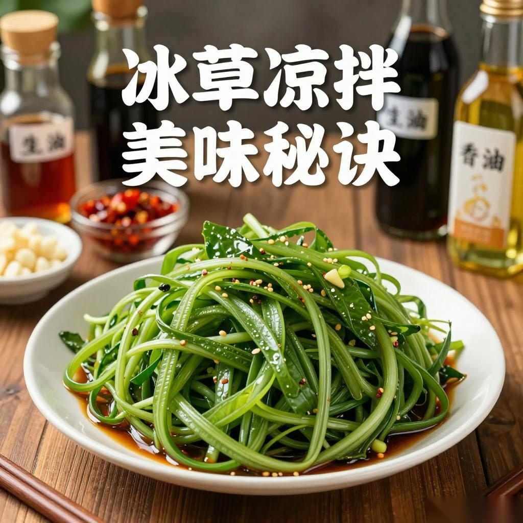 冰草凉拌美味秘诀
