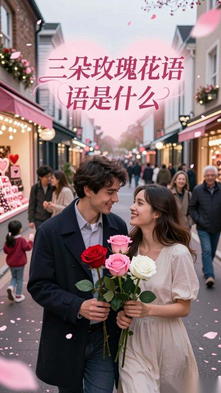 三朵玫瑰花语是什么（浅谈三朵玫瑰花的含义）