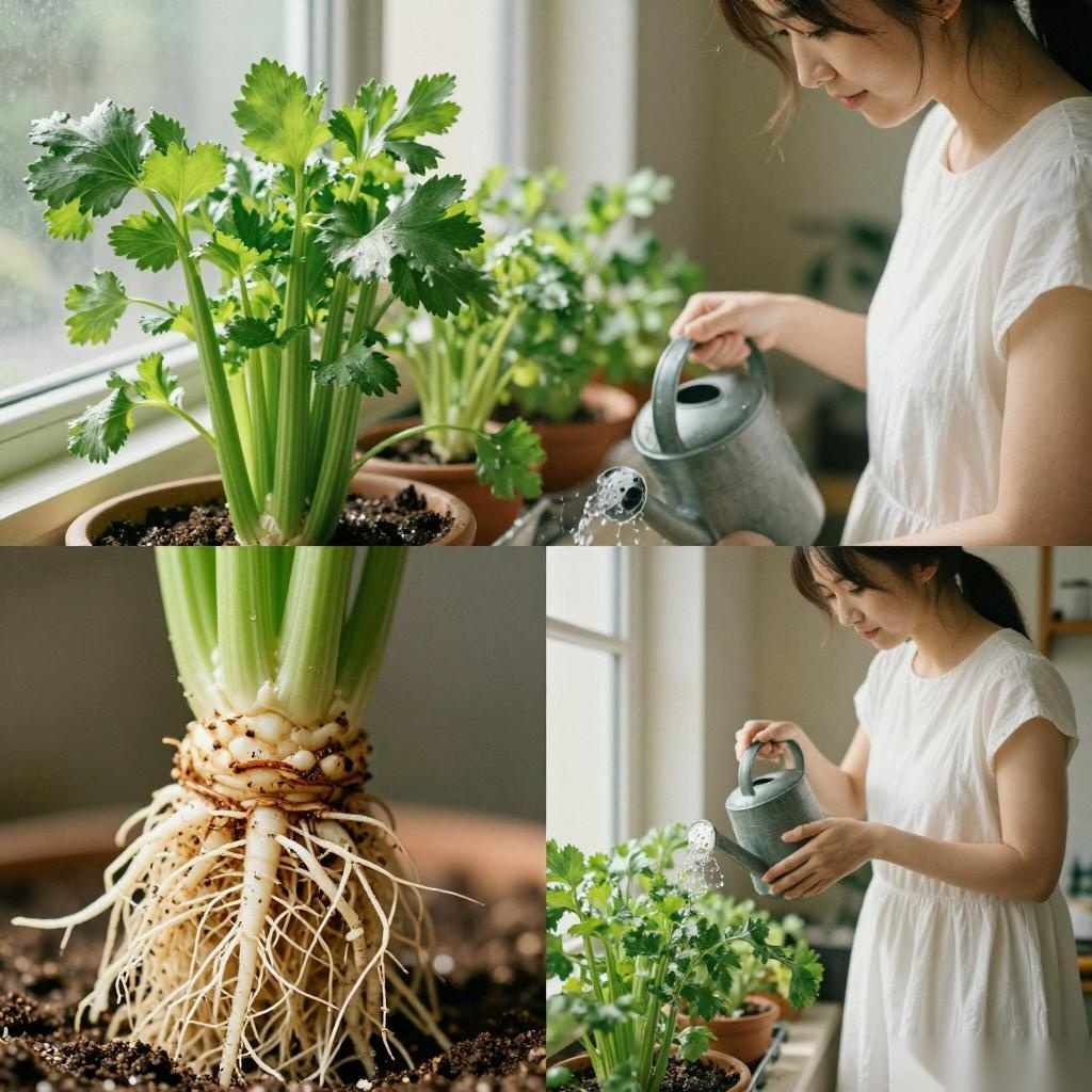 阳台种上盆“芹菜”,长大后就收割,一茬一茬吃不完!