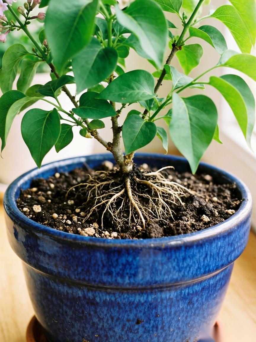 丁香盆景的制作方法