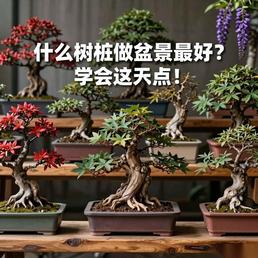 什么树桩做盆景最好？学会这三点！